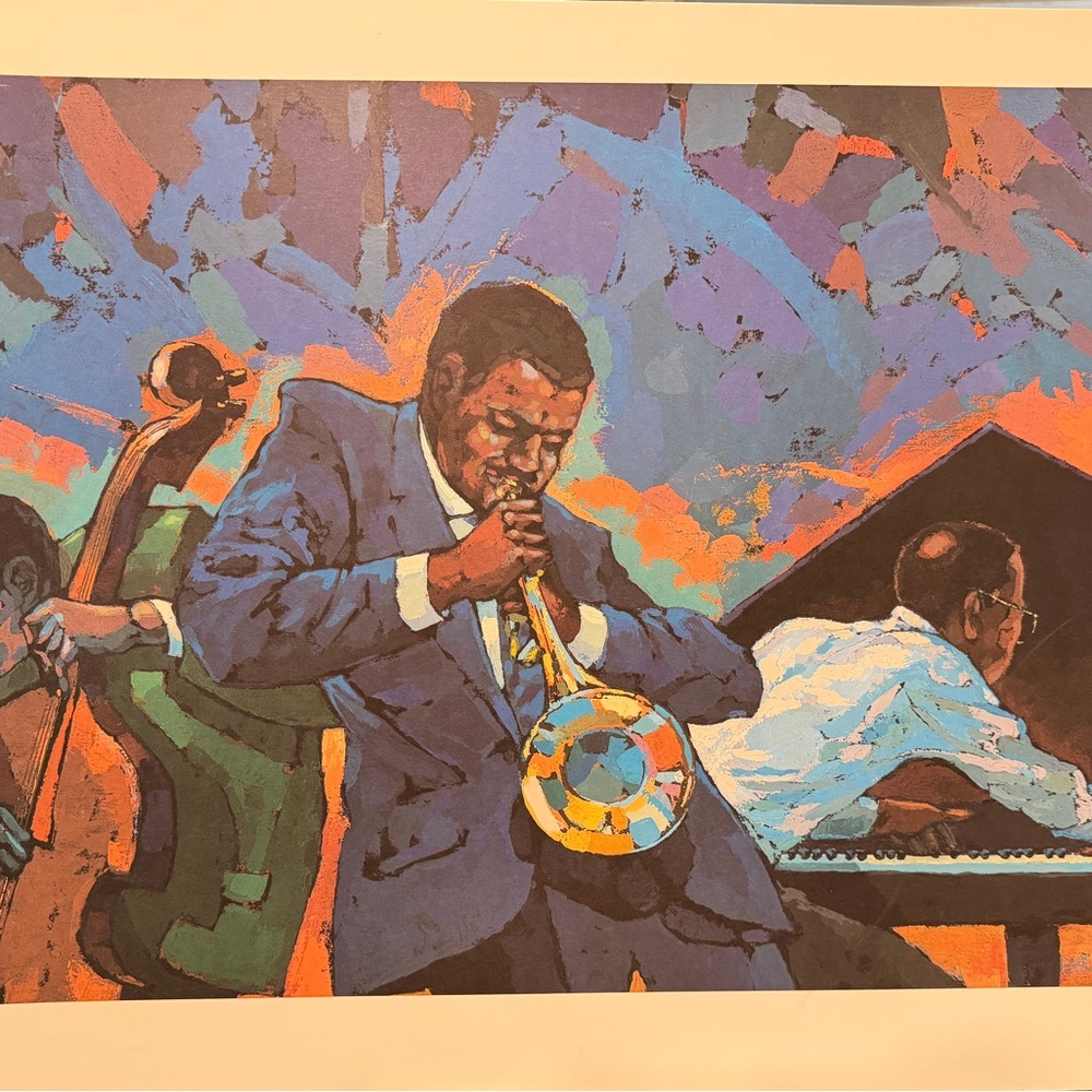 Gilbert Young "New Orleans Jazz" Lithograph